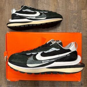 Sacai x Nike VaporWaffle Black White